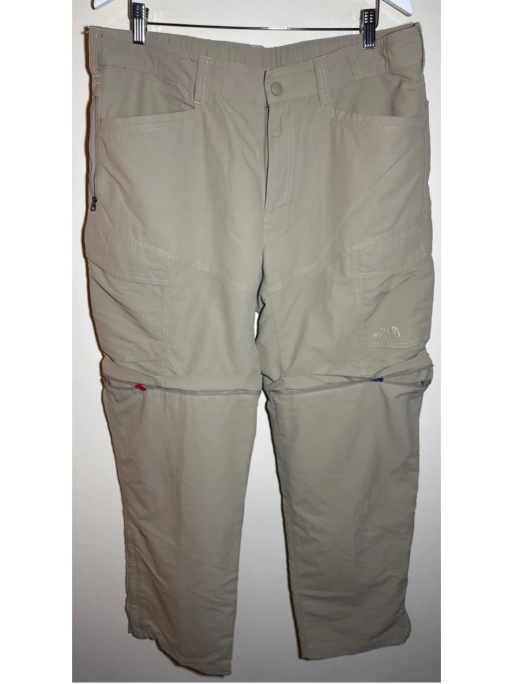 Men's The North Face Convertible Cargo Pants Beige Size 32